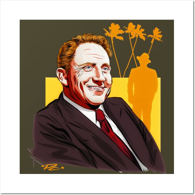 Spencer Tracy - An illustration by Paul Cemmick Wall Art by PLAYDIGITAL2020